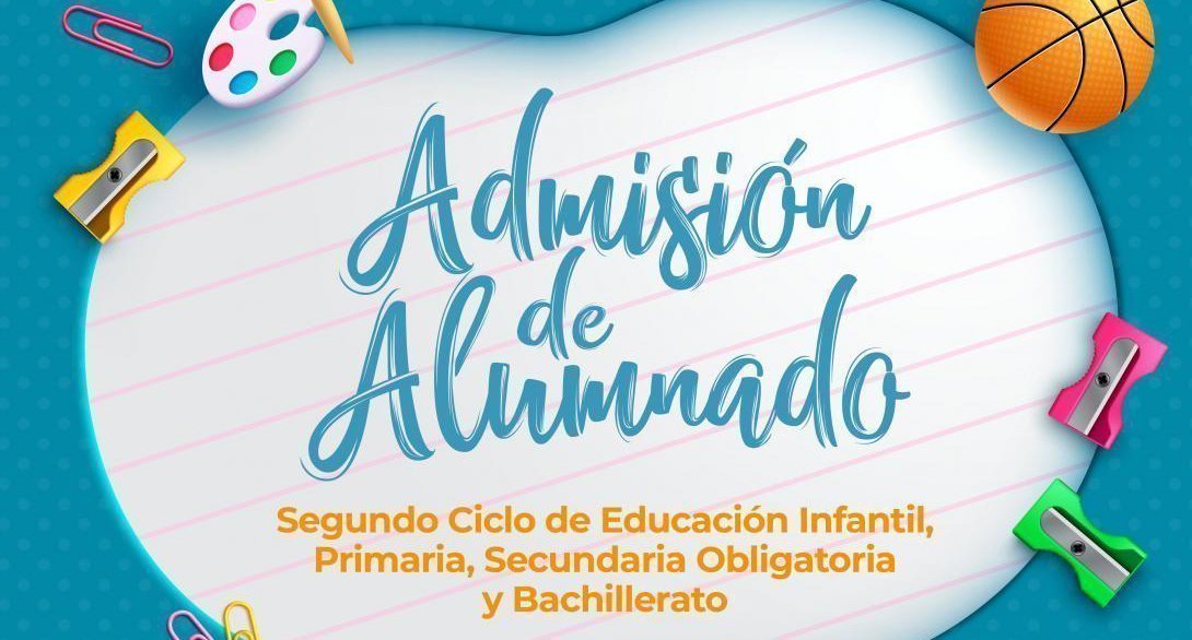 Admisión a ESO y Bachillerato curso 2026-2027
